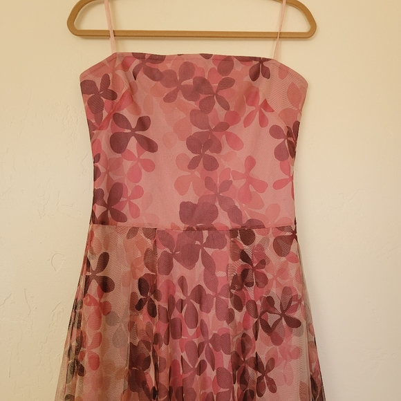 BCBG MaxAzria Tulle Handkerchief Dress - Picture 3 of 7